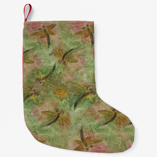 Dragonfly Cotton Candy Kleiner Weihnachtsstrumpf (Vorderseite)