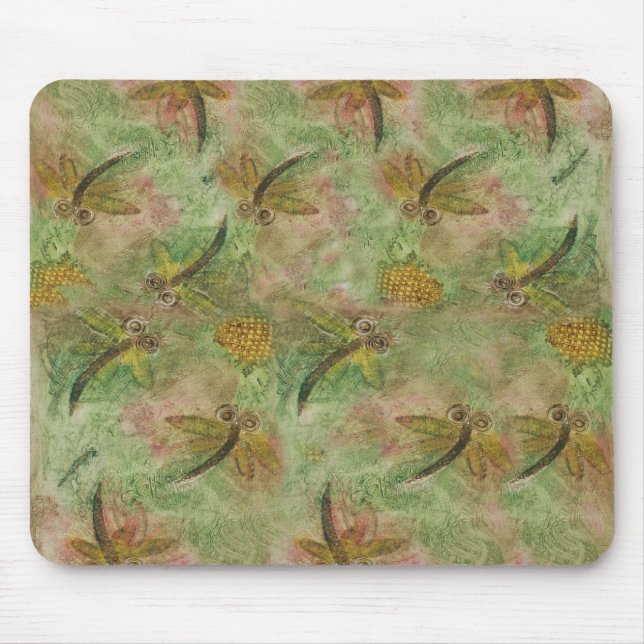 Dragonfly Cotton Candy Mousepad (Vorne)