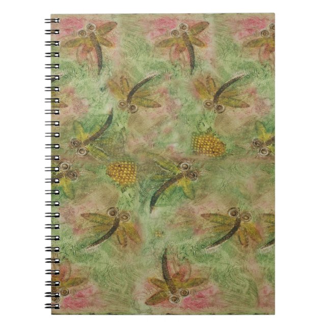 Dragonfly Cotton Candy Notizblock (Vorderseite)