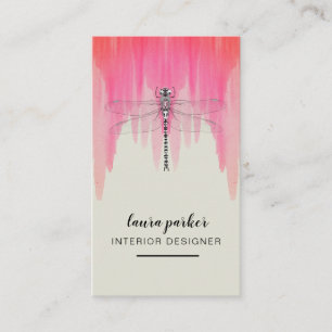 Dragonfly Creative Designer Naturberatung Visitenkarte