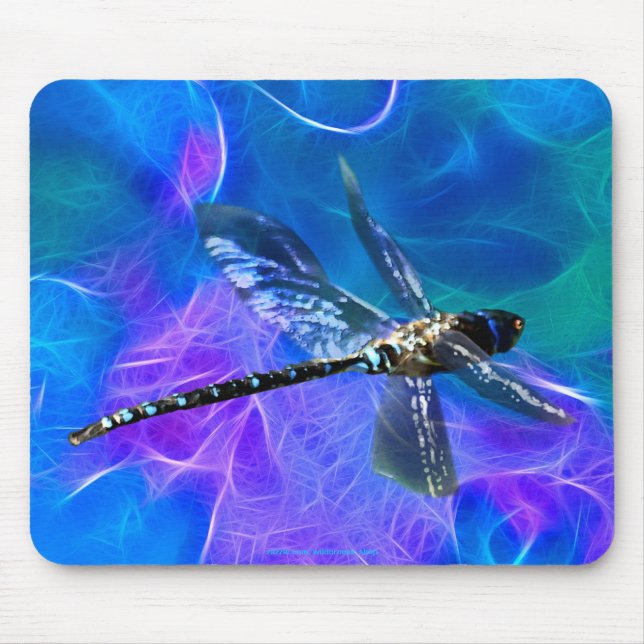 Dragonfly Damsel Fly Insekt-Liebhaber Geschenkseri Mousepad (Vorne)