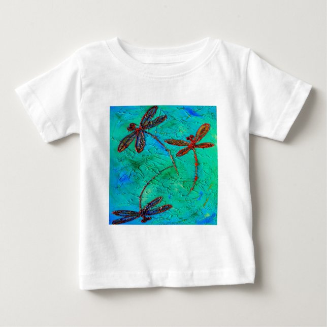 Dragonfly Dance Baby T-shirt (Vorderseite)