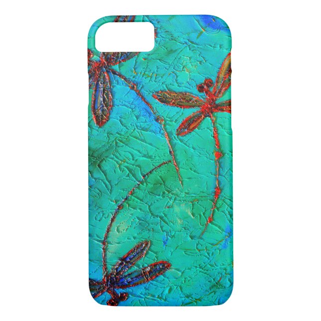 Dragonfly Dance Case-Mate iPhone Hülle (Rückseite)