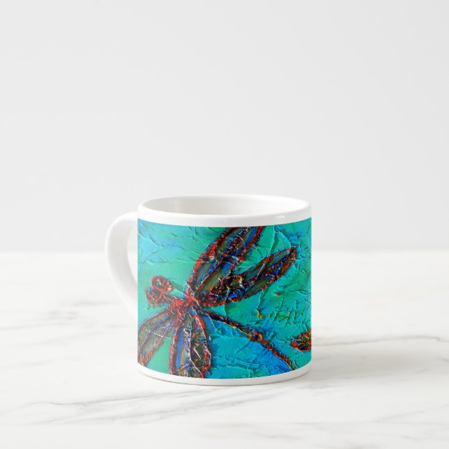 Dragonfly Dance Espressotasse (Vorderseite Links)