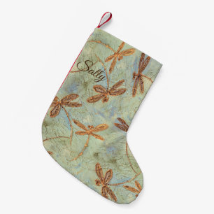 Dragonfly Dance Gold Kleiner Weihnachtsstrumpf