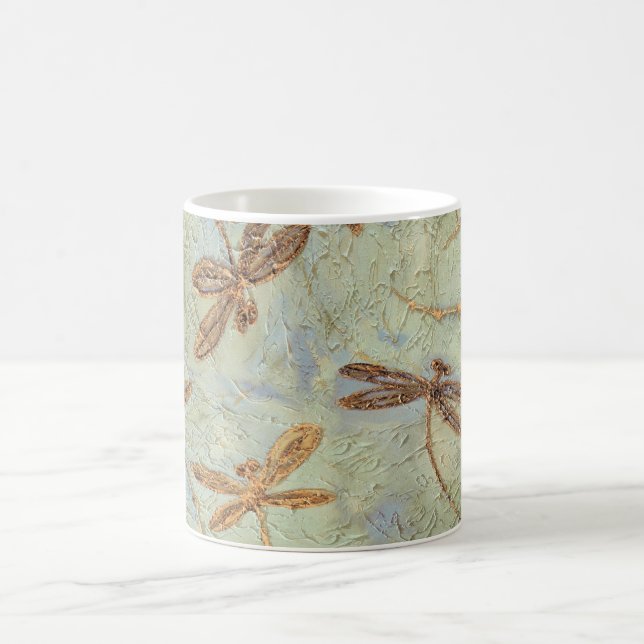 Dragonfly Dance Gold Tasse (Mittel)