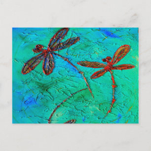 Dragonfly Dance Postkarte