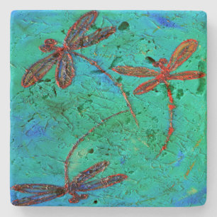 Dragonfly Dance Steinuntersetzer