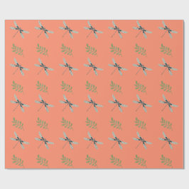 Dragonfly Delight: Koordiniertes Wrapping Paper Geschenkpapier