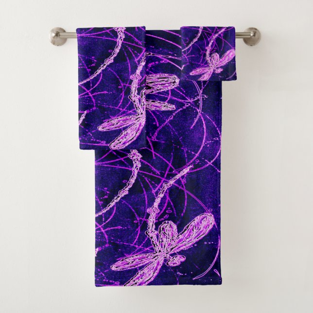 Dragonfly Disco Badhandtuch Set (Insitu)