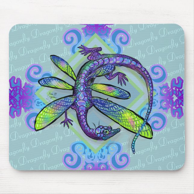 Dragonfly Dragon Mousepad (Vorne)