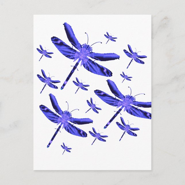 Dragonfly Dragonflies Postkarte (Vorderseite)