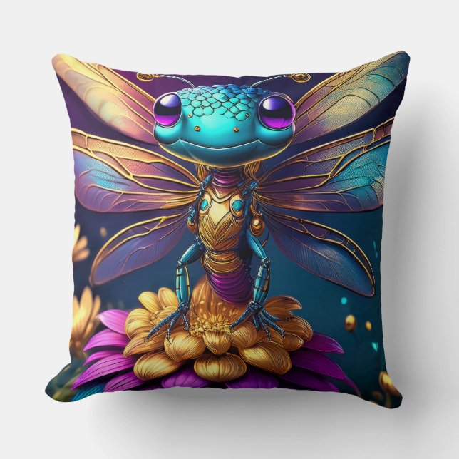 Dragonfly Dreaming Cushion Kissen (Vorderseite)