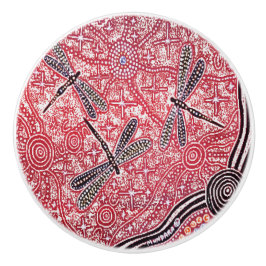 Dragonfly Dreaming Keramik Knob Keramikknauf