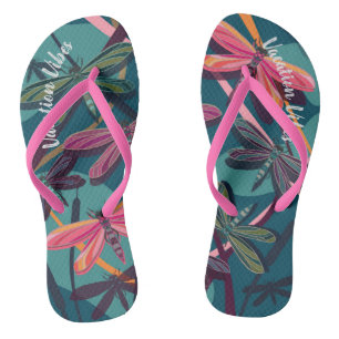 Dragonfly Dreams Custom Flip Flops