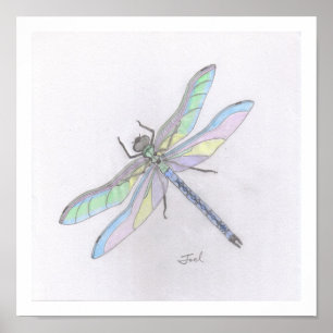 DRAGONFLY-Druck (11 "x11") Poster