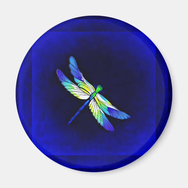 Dragonfly Electric Blue - Persönlich mit einem Nam Magnet (Vorne)