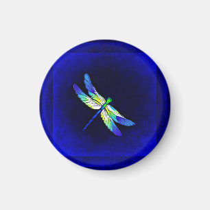 Dragonfly Electric Blue - Persönlich mit einem Nam Magnet