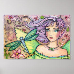 Dragonfly Fairy Poster von Molly Harrison