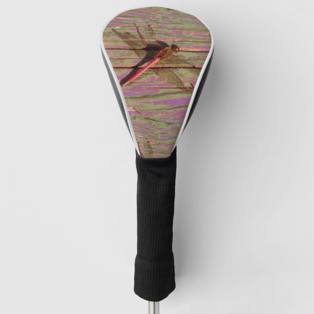 Dragonfly farbenfroh golf headcover (Vorderseite)