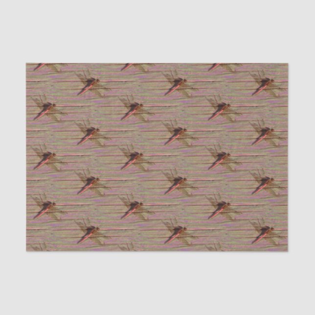 Dragonfly farbenfroh seidenpapier (Vorderseite)