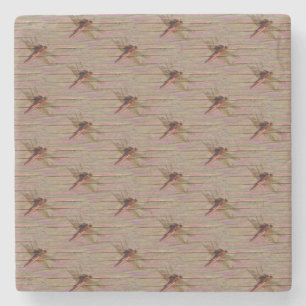 Dragonfly farbenfroh steinuntersetzer