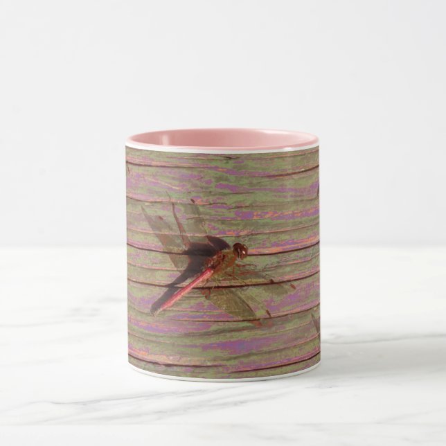 Dragonfly farbenfroh tasse (Zentrum)