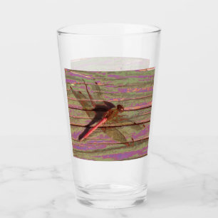 Dragonfly farbiges Glas