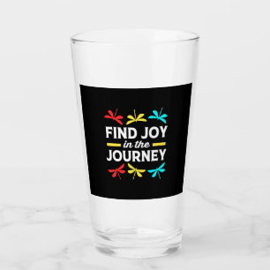 Dragonfly findet Freude auf der Reise Glas