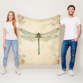 Dragonfly Fleece Blanket