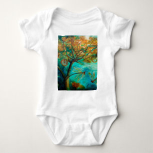 Dragonfly Flirtation Baby Strampler