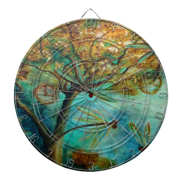 Dragonfly Flirtation Dartscheibe (vorne)