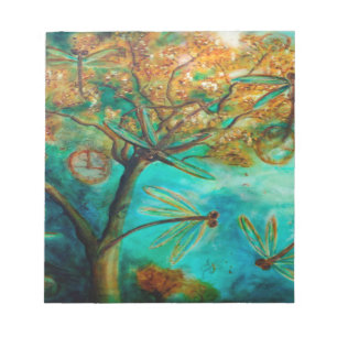 Dragonfly Flirtation Notizblock