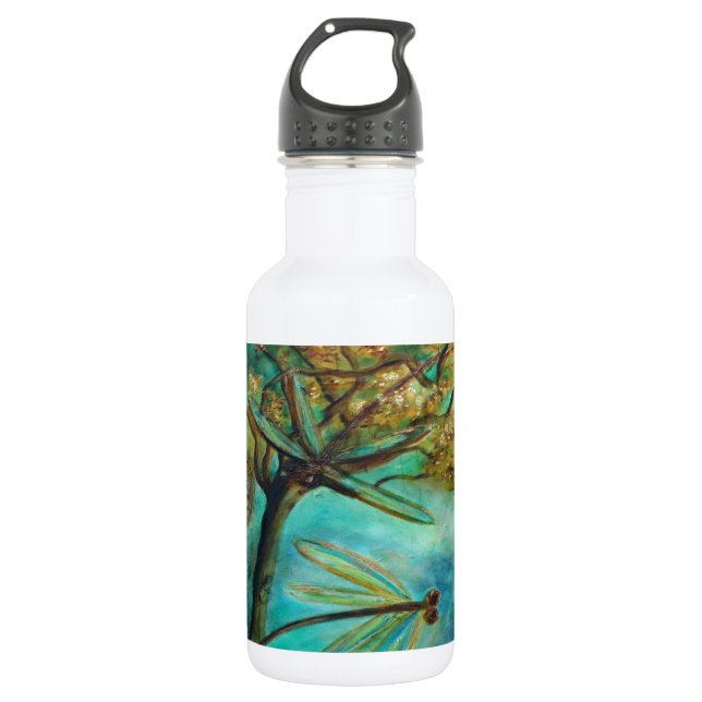Dragonfly Flirtation Trinkflasche (Vorderseite)