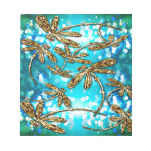 Dragonfly Flit Bubbles Notizblock