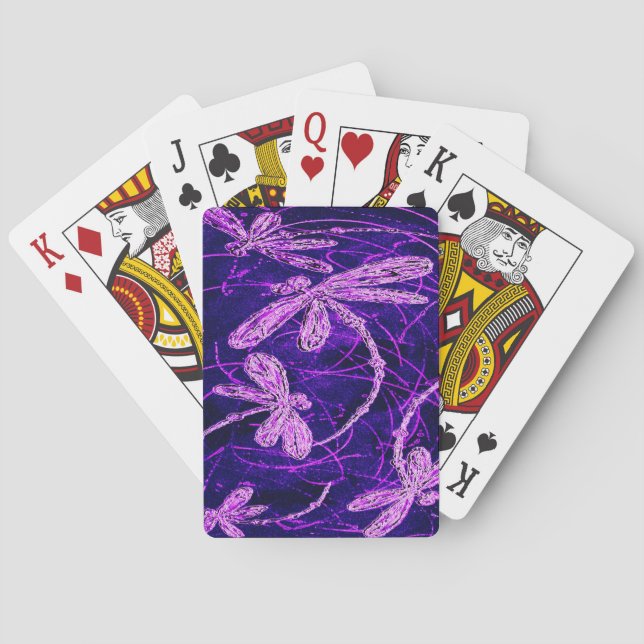 Dragonfly Flit Disco Spielkarten (Rückseite)