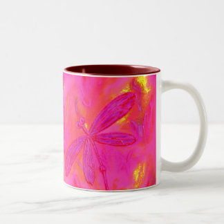 Dragonfly Flit Hazy Days Zweifarbige Tasse