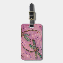 Dragonfly Flit Pink Fizz Gepäcksiegel