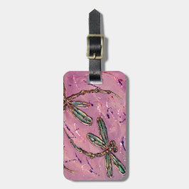 Dragonfly Flit Pink Fizz Gepäcksiegel Gepäckanhänger