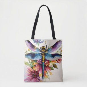 Dragonfly Floral Multicolor Art