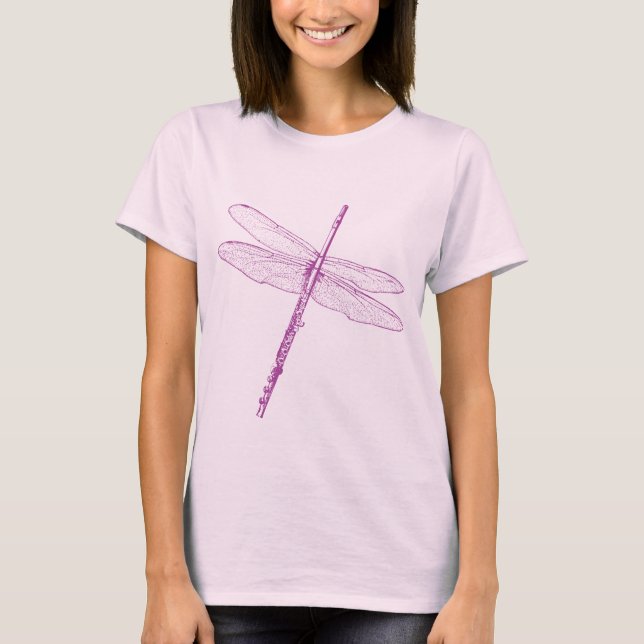 Dragonfly Flute T-Shirt (Vorderseite)