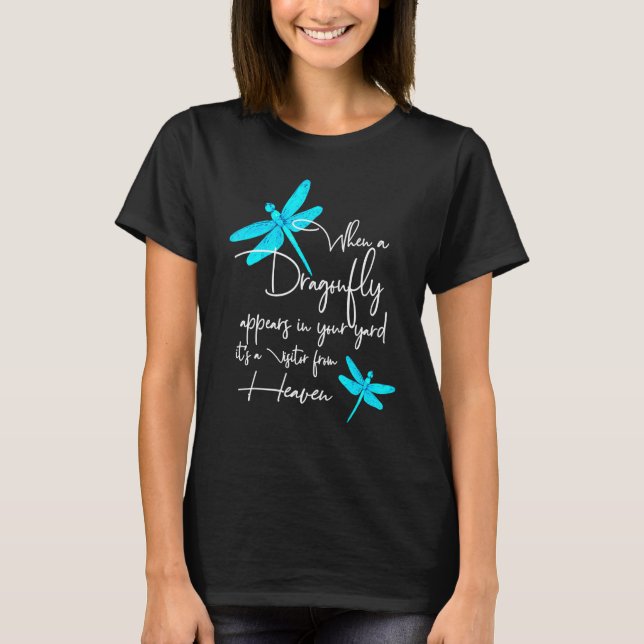 Dragonfly für Frauen spirituelle Glaubendrachen T-Shirt (Vorderseite)