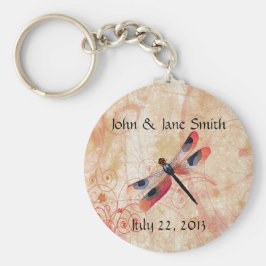 Dragonfly Geblüht Gastgeschenk Hochzeit Schlüssela Schlüsselanhänger