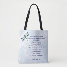 Dragonfly-Gedicht Tote-Tasche