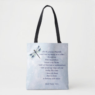Dragonfly-Gedicht Tote-Tasche