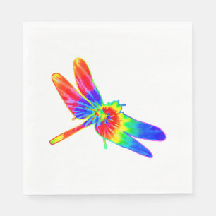 Dragonfly-Gefärbte Krawatte Serviette