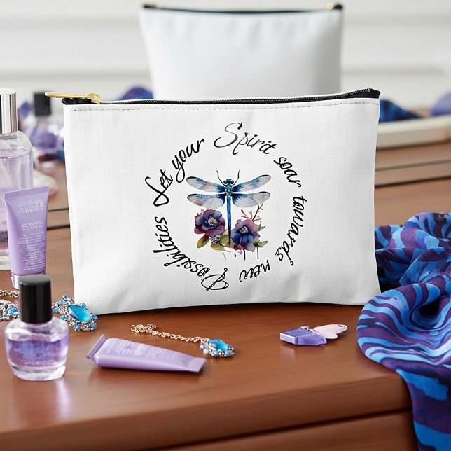 Dragonfly - Geist neuer Möglichkeiten Zubehörtasche (Von Creator hochgeladen)