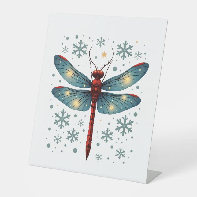 Dragonfly-Glühen Sockelschild (Vorderseite)