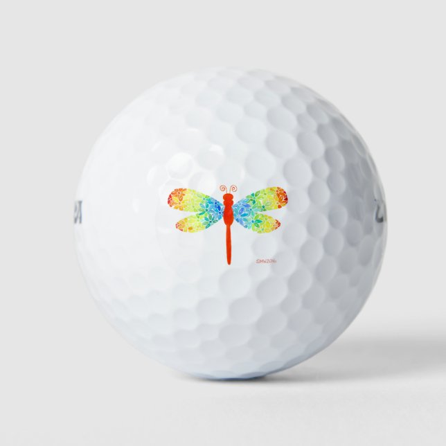 Dragonfly Golf Balls Golfball (Vorderseite)