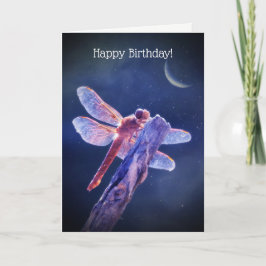 Dragonfly Happy Birthday Card Karte